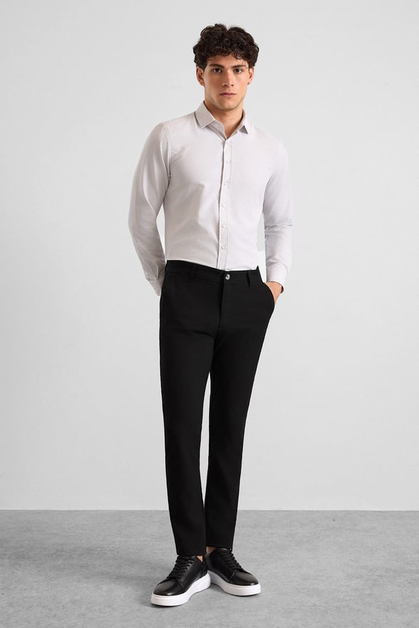 Siyah Slim Klasik Pantolon