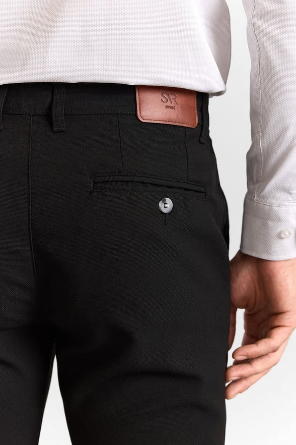 Siyah Slim Klasik Pantolon
