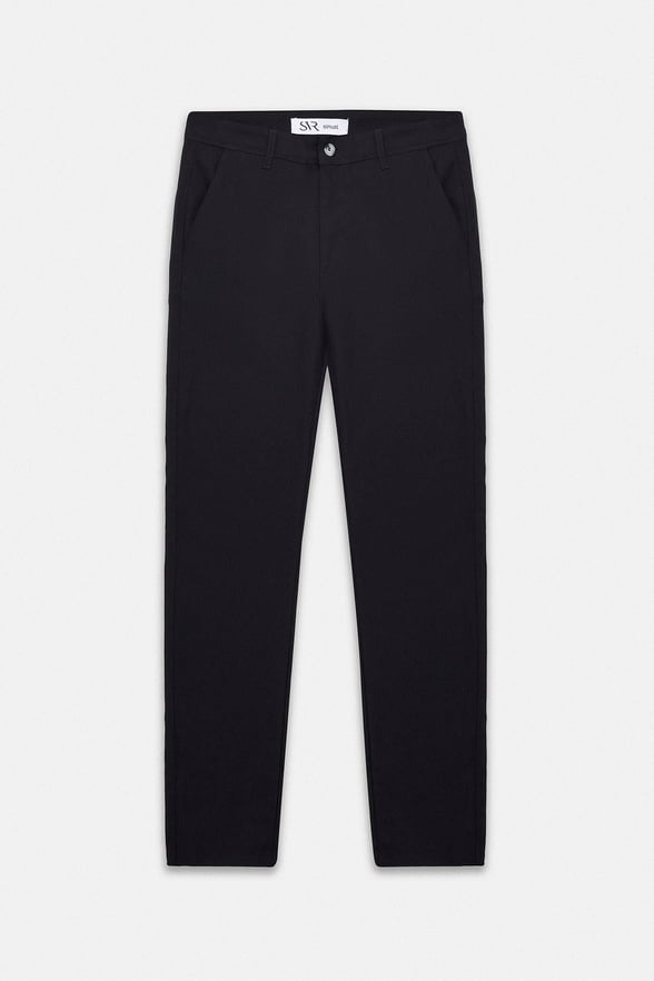 Siyah Slim Klasik Pantolon