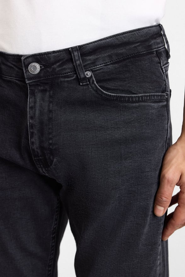 Siyah Slim Normal Bel Denim Pantolon