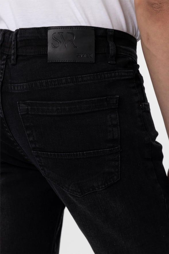 Siyah Süper Slim Düz Pantolon