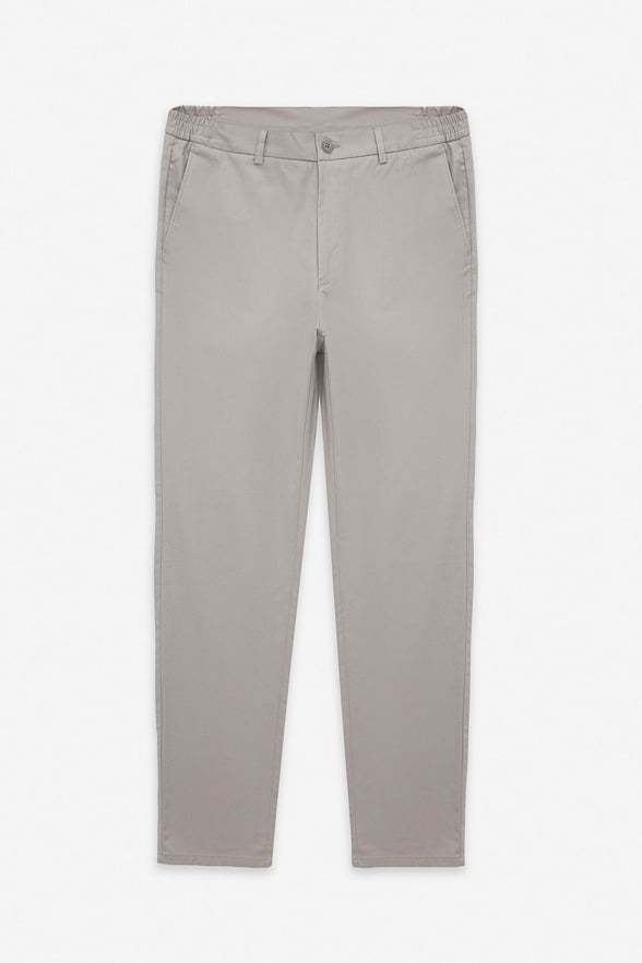 Su Yeşili Slim Düz Yarım Lastikli Jogger Pantolon