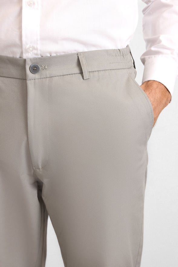 Su Yeşili Slim Düz Yarım Lastikli Jogger Pantolon