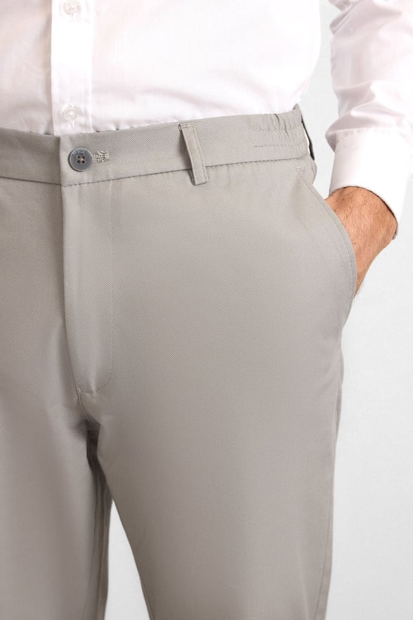 Su Yeşili Slim Düz Yarım Lastikli Jogger Pantolon