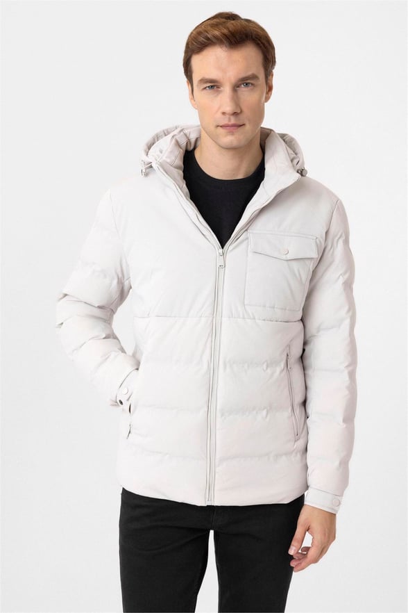 Taş Slim Kapitone Mont