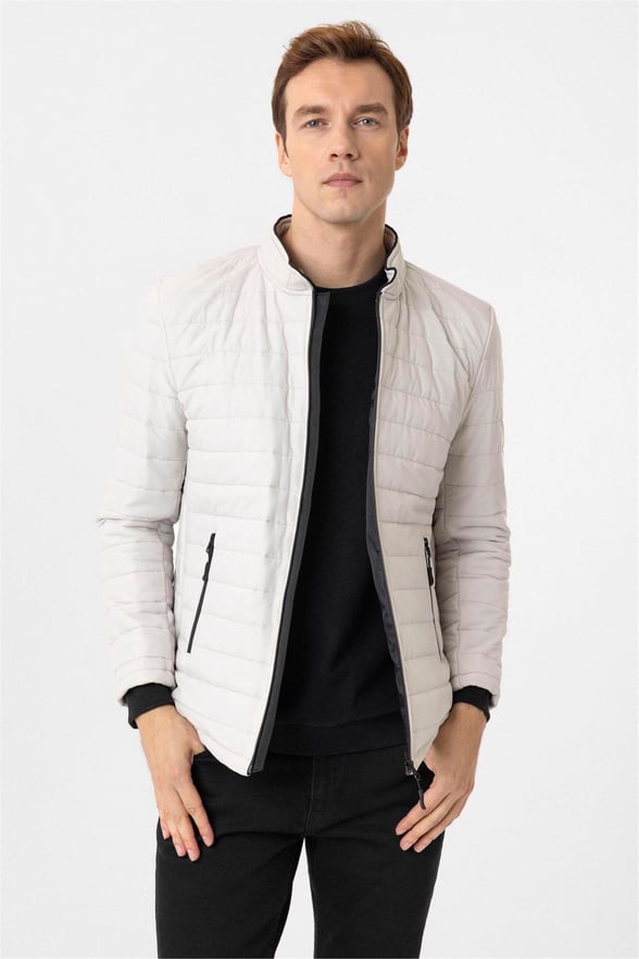 Taş Slim Kapitone Mont