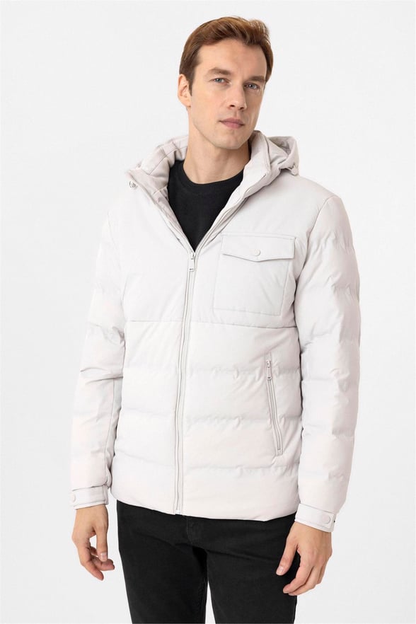 Taş Slim Kapitone Mont