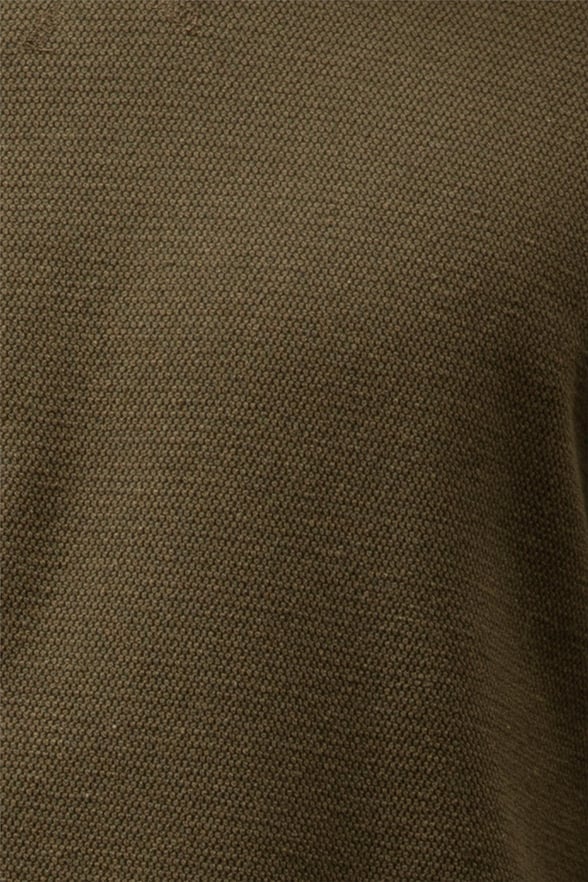 YEŞİL HAKİ 2 Regular Armürlü O Yaka  Sweatshirt