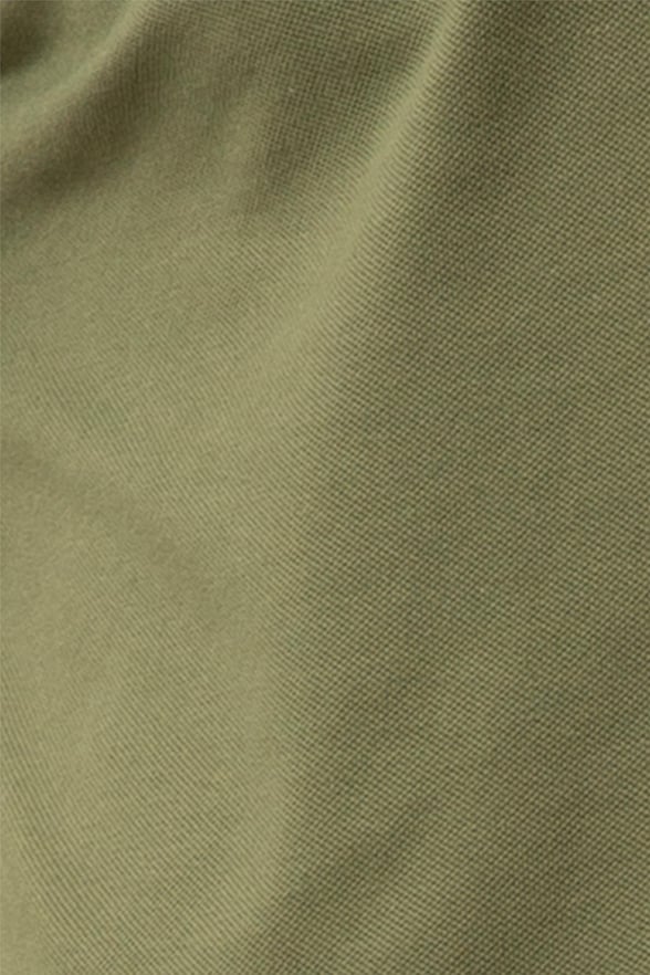 YEŞİL HAKİ 2 Regular Armürlü Polo Yaka  Tişört