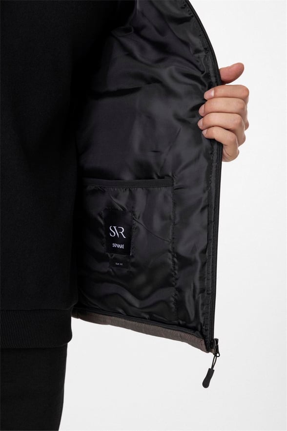 YEŞİL HAKİ 4 Slim Kapitone Mont