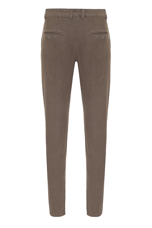 Açık Kahve Regular Armürlü   Pantolon