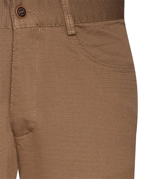 Açık Kahve Slim Armürlü   Pantolon