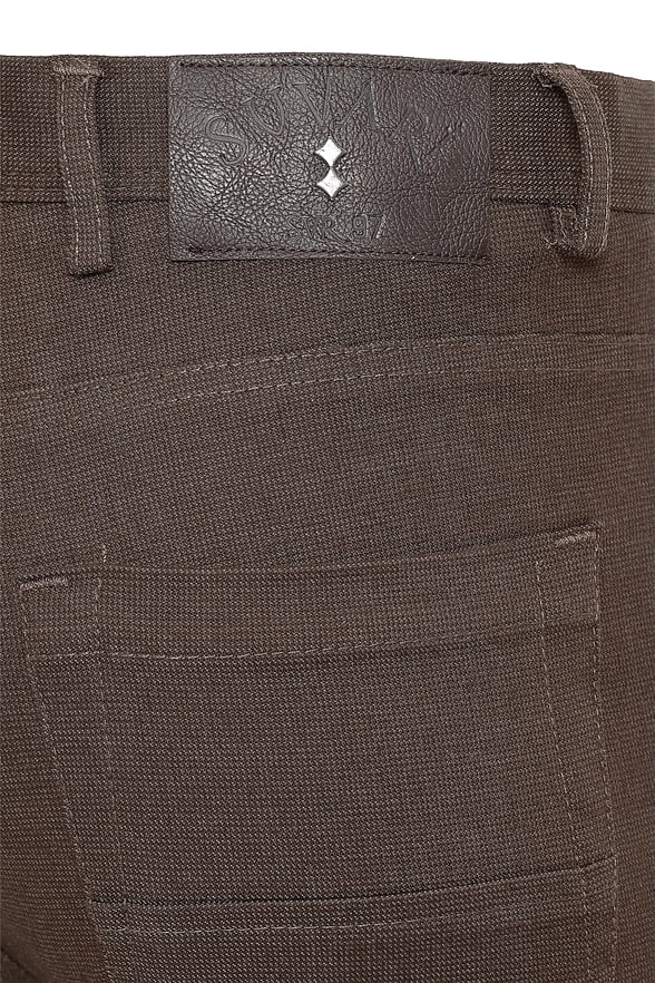Açık Kahve Slim Armürlü   Pantolon