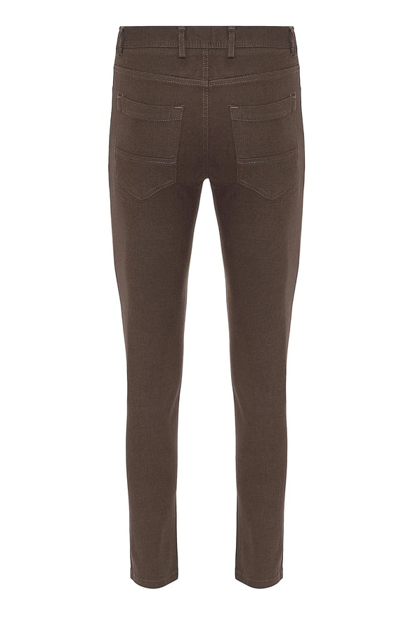 Açık Kahve Slim Armürlü   Pantolon