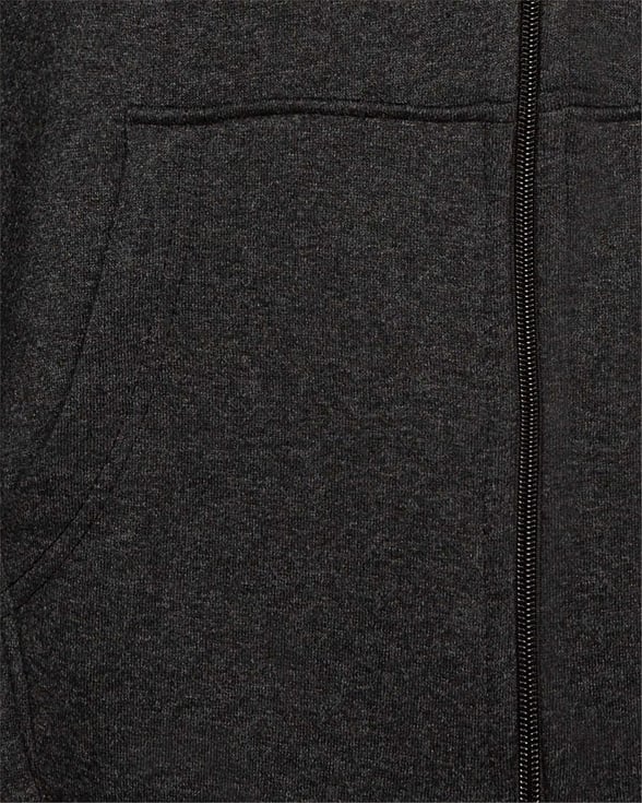 Antrasit Regular Armürlü Kapişonlu Yaka  Sweatshirt