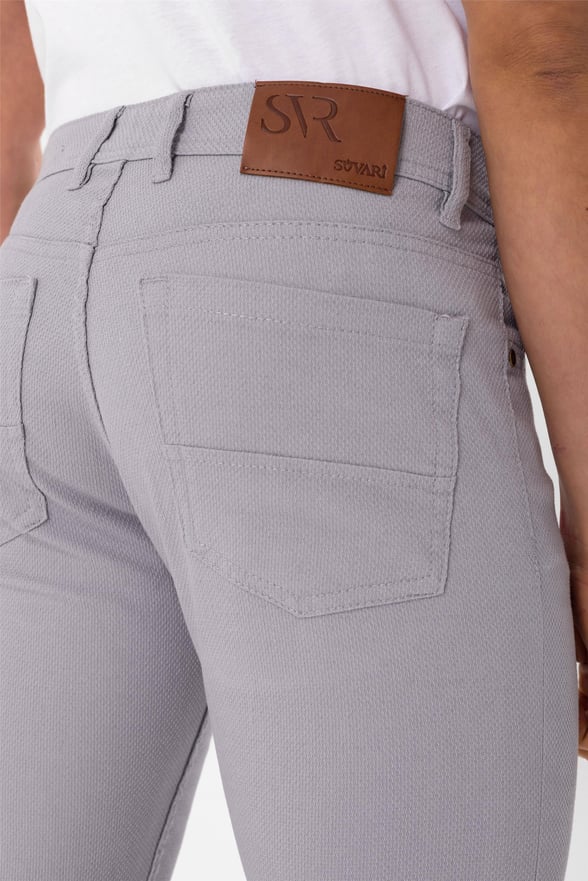 Antrasit Slim Armürlü   Pantolon
