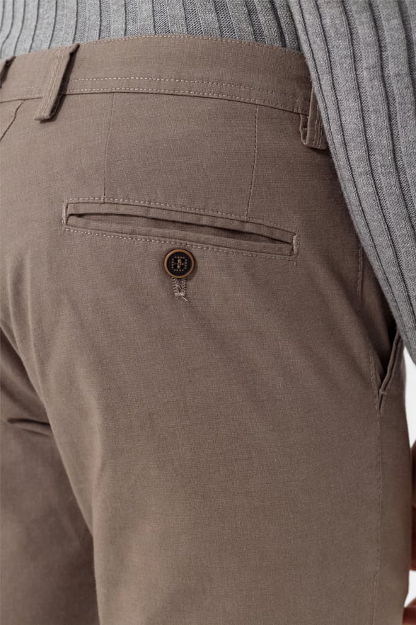 Bej Slim Armürlü   Pantolon