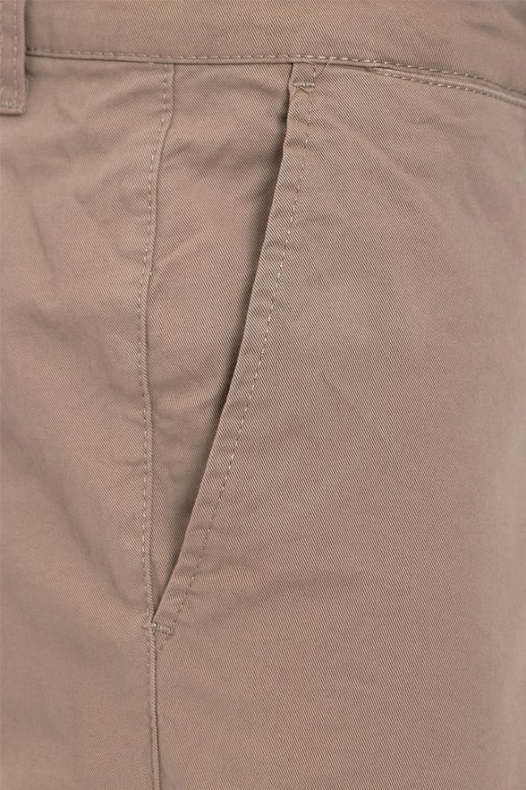 Bej Slim Düz Pantolon