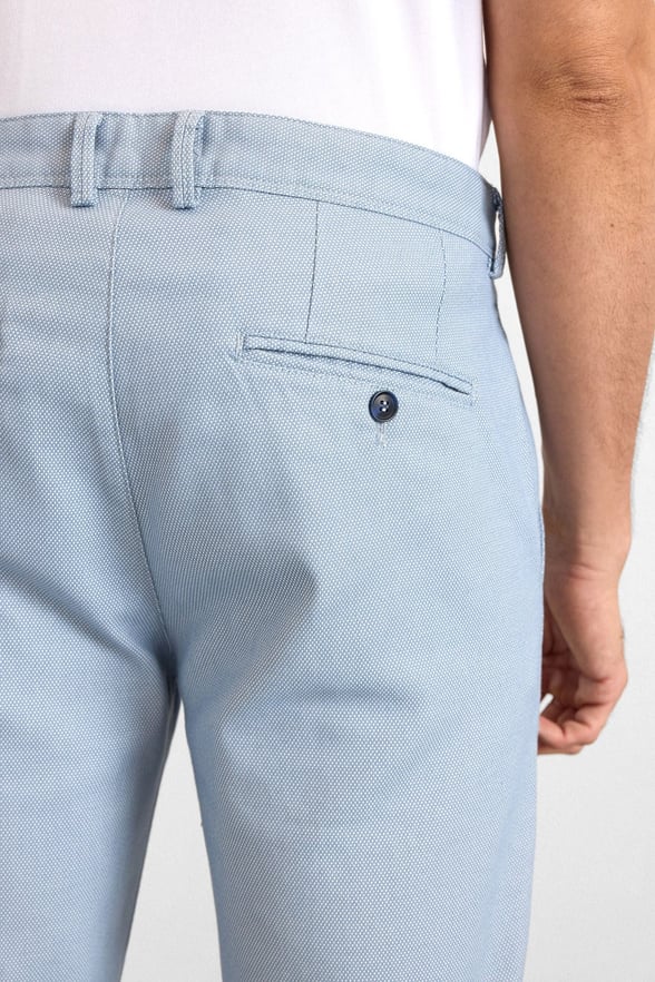 Buz Mavi Slim Casual Pantolon