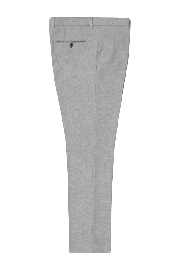 Gri Regular Armürlü   Pantolon