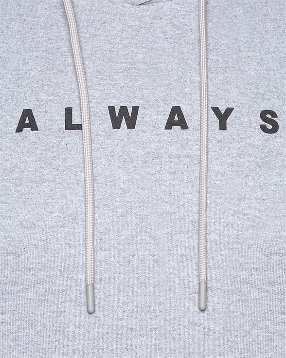Gri Regular Baskılı Kapişonlu Yaka  Sweatshirt