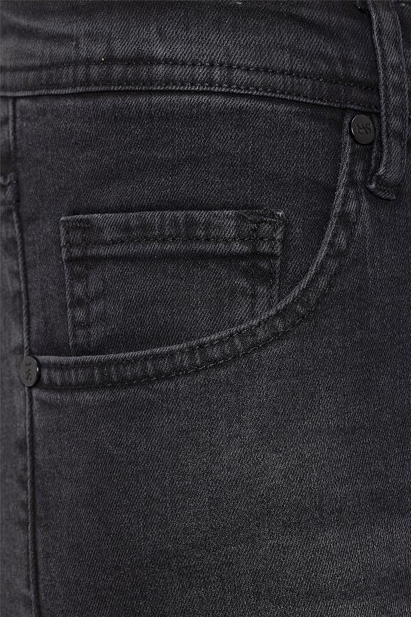Gri Regular Denim   Pantolon