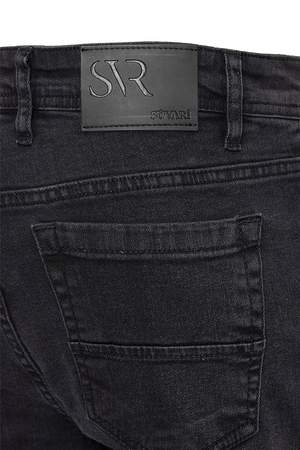 Gri Regular Denim   Pantolon