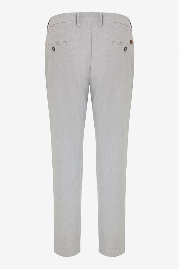 Gri Slim Düz Jogger Pantolon