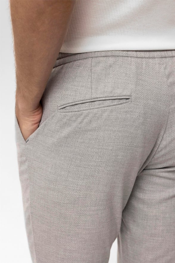 Gri Slim Düz   Jogger Pantolon