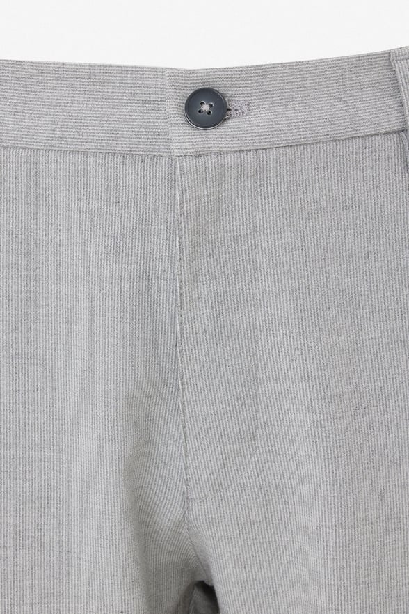 Gri Slim Düz Jogger Pantolon
