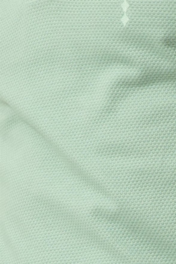 Haki Slim Armürlü Polo Yaka  Tişört