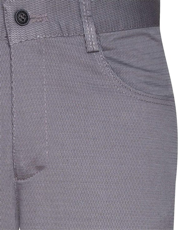 Koyu Gri Slim Armürlü   Pantolon