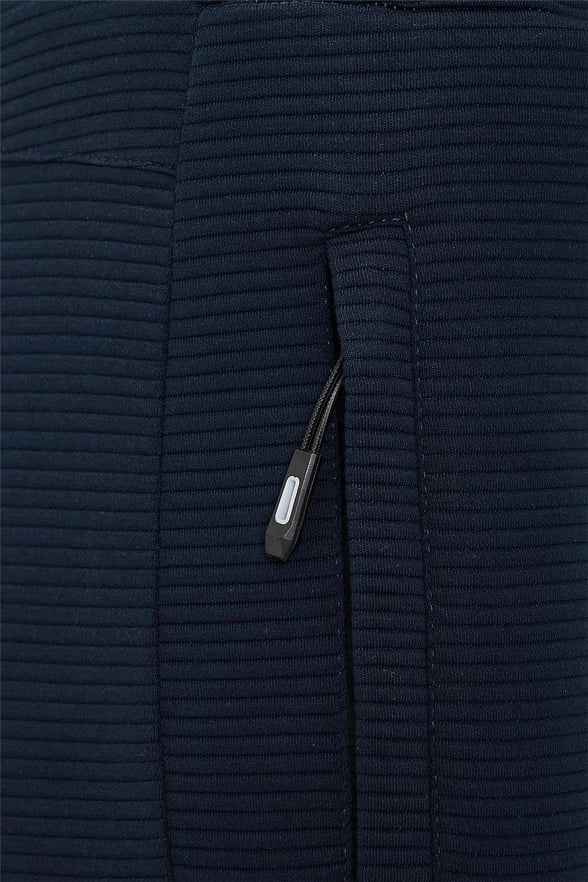 Lacivert Regular Armürlü   Jogger Pantolon