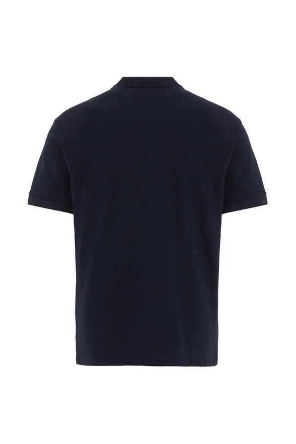 Lacivert Regular Armürlü Polo Yaka Tişört