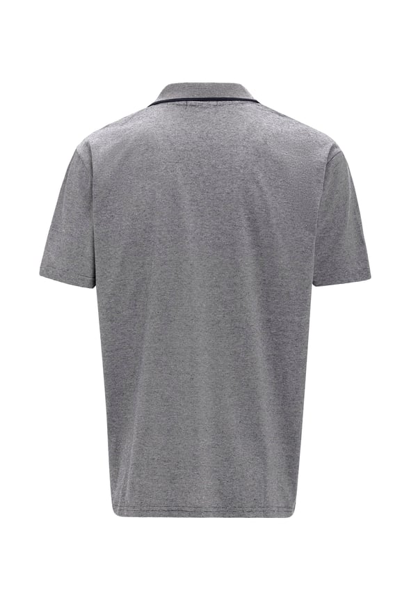 Lacivert Regular Çizgili Polo Yaka Tişört