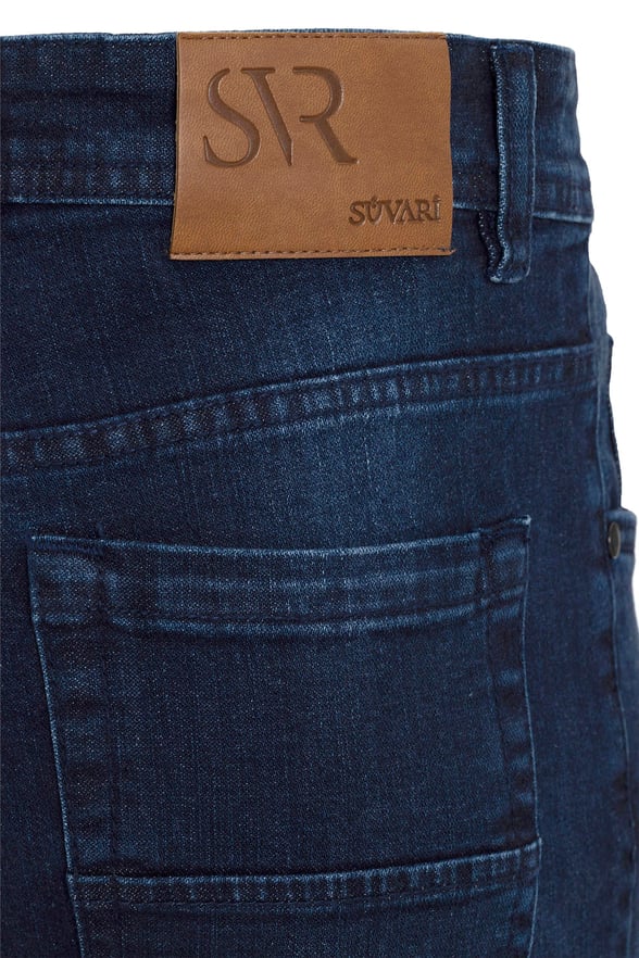Lacivert Regular Denim   Pantolon