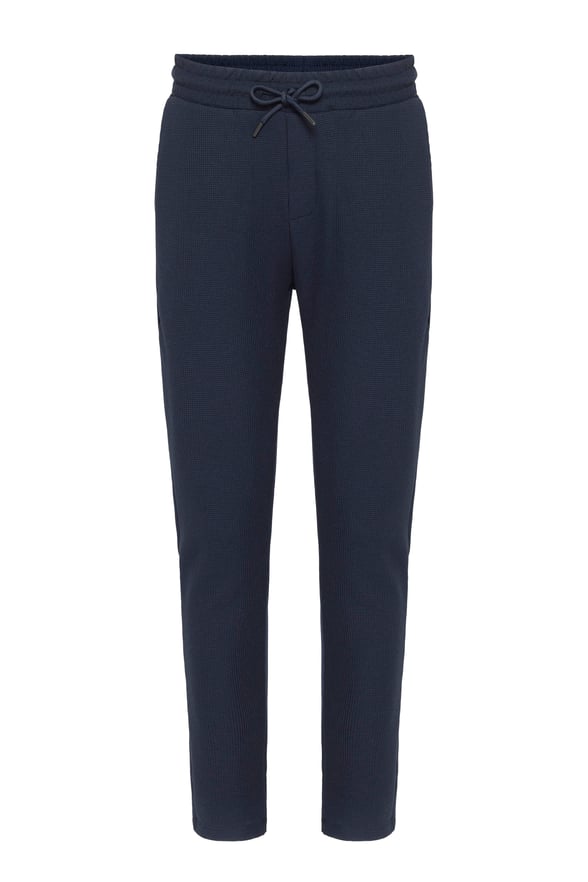 Lacivert Regular Düz Jogger Pantolon