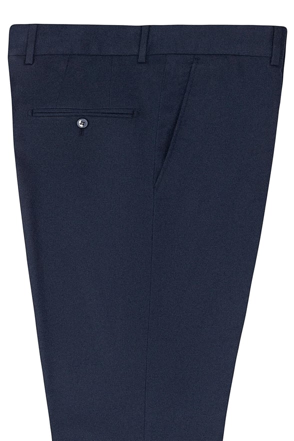 Lacivert Regular Düz   Pantolon