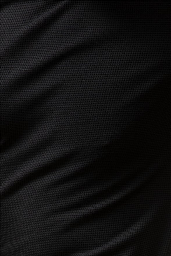 Lacivert Slim Armürlü O Yaka  Tişört