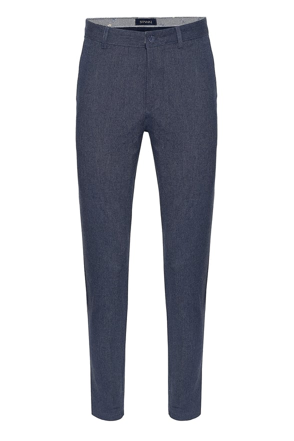 Lacivert Slim Armürlü   Pantolon
