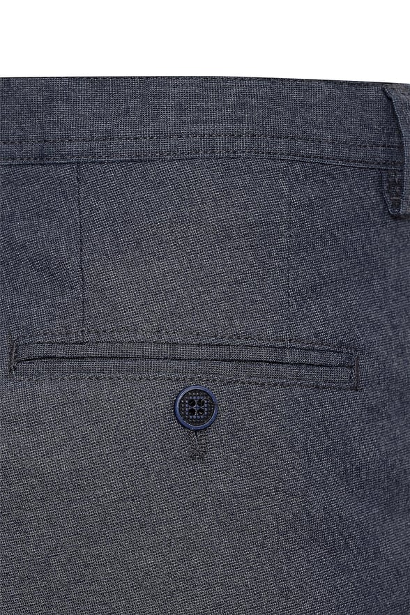 Lacivert Slim Armürlü   Pantolon