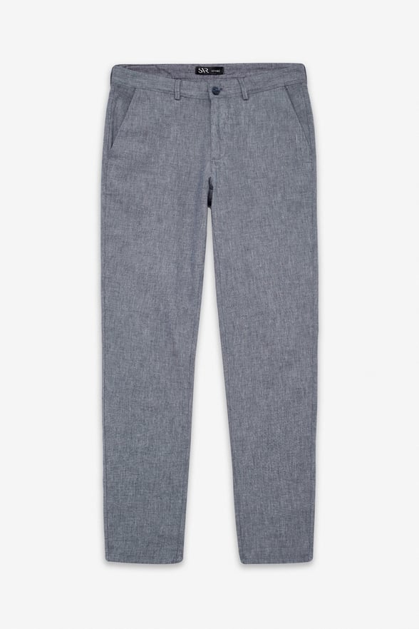 Lacivert Slim Casual Pantolon