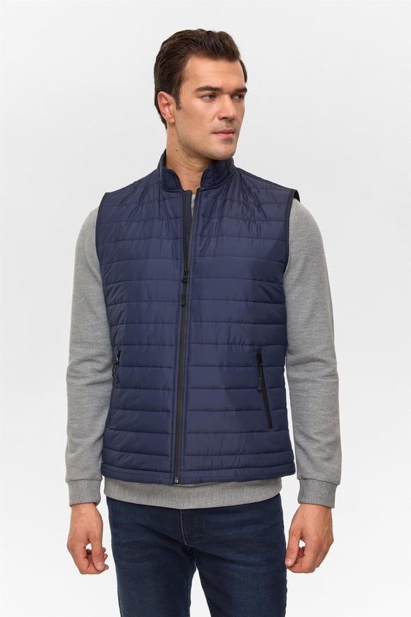 Lacivert Slim Dolum Mont