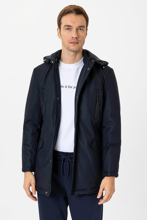 Lacivert Slim Dolum Mont