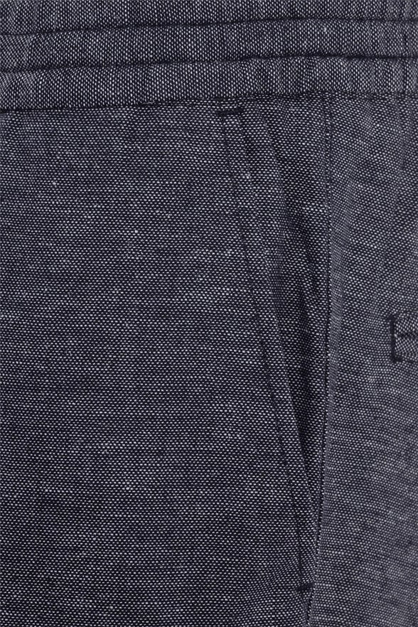Lacivert Slim Düz Jogger Pantolon