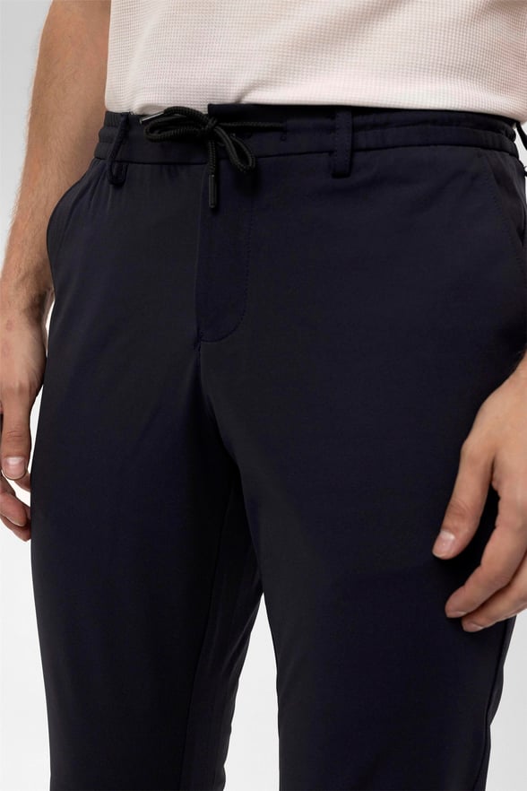 Lacivert Slim Düz   Jogger Pantolon