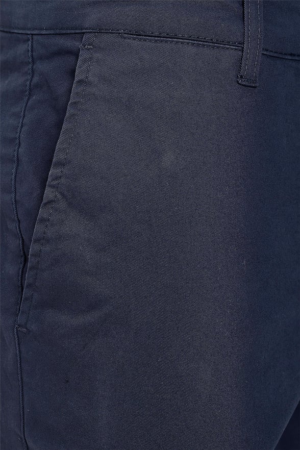 Lacivert Slim Düz Pantolon