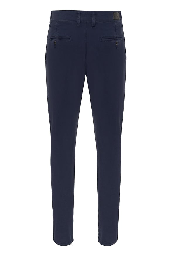 Lacivert Slim Düz Pantolon