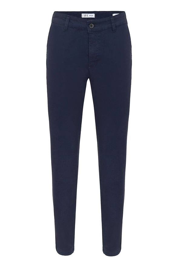 Lacivert Slim Düz Pantolon