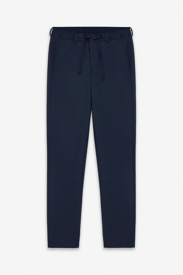 Lacivert Slim Jogger Pantolon
